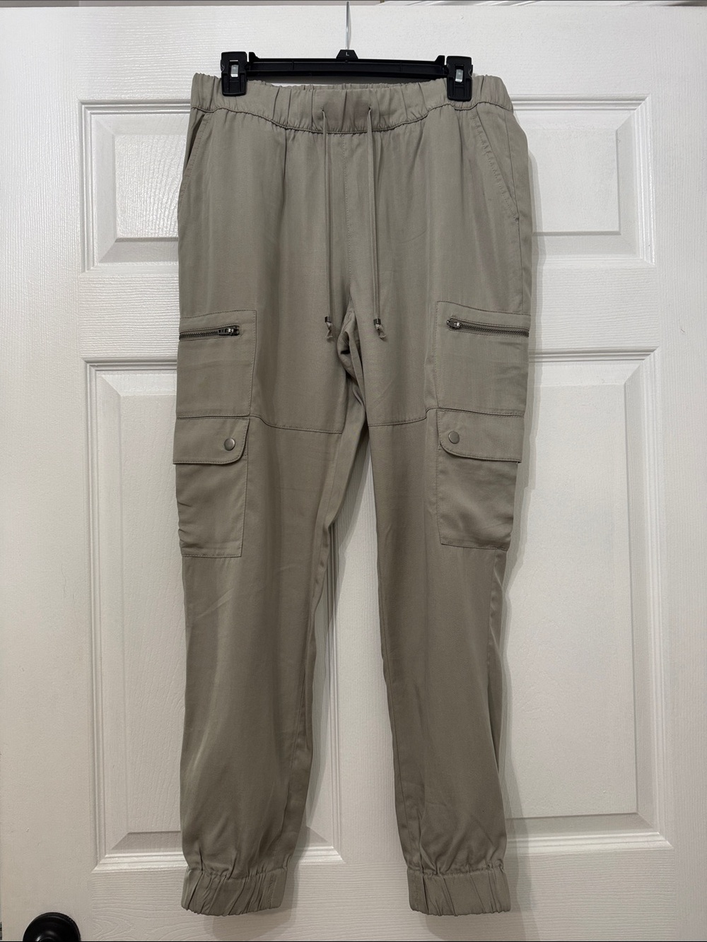 Banana Republic Olive-Tan Cargo Jogger Pants